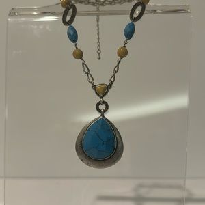 Lia Sophia OASIS Necklace 16-19" Turquoise